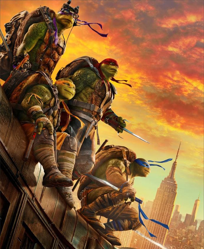 Sunça no Cinema – As Tartarugas Ninja – Fora das Sombras (2016)