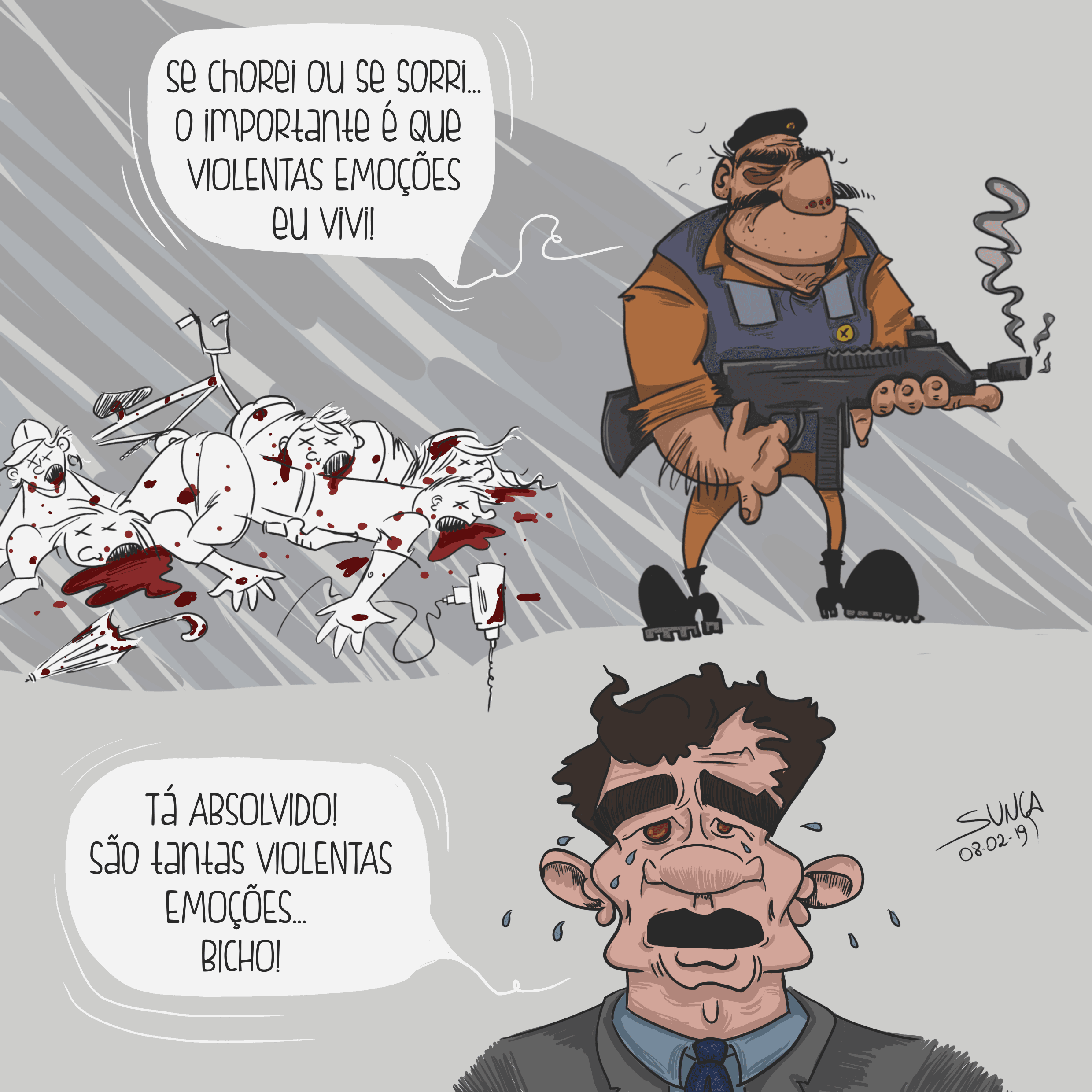 Tantas violentas emoções